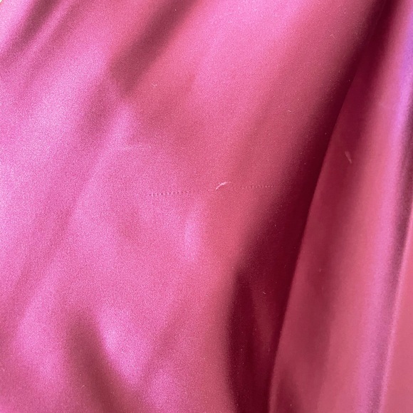 Jovani Wine Colored Satin Ballgown - Picture 10 of 10